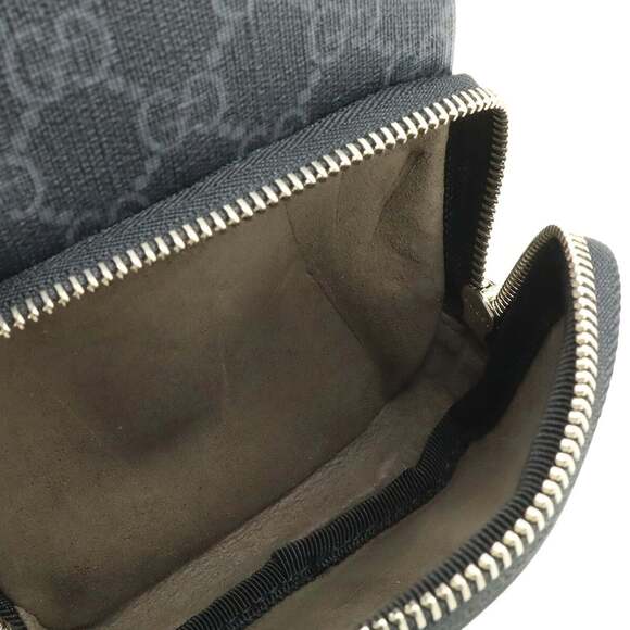 GUCCI Authentic Black Leather Shoulder Bag - Picture 9 of 10